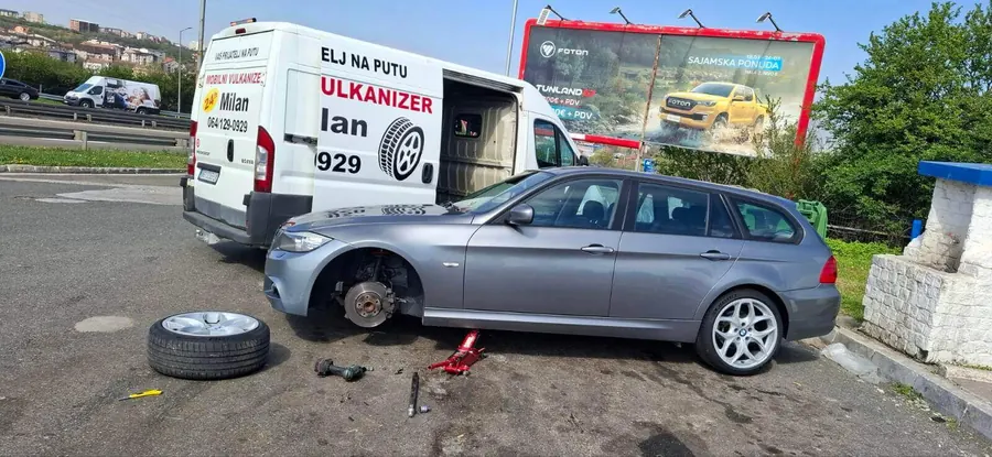 Milan - mobilni vulkanizer Beograd na terenu - profesionalna intervencija